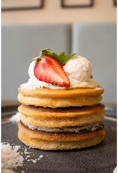 Leckere Pencakes im Auszeit Cafe Leipzig